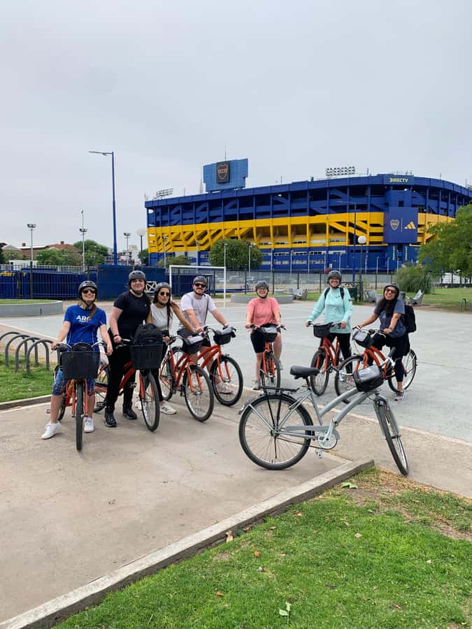 Bike Tour: Buenos Aires to the South (E-Bike) - La Bombonera brings football into the tour