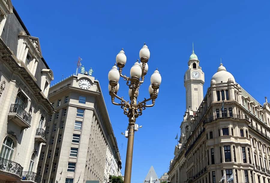 Buenos Aires: 7 Hour Small Group "BA 101" Walk - Avenida 9 de Julio and the Obelisk deliver the big city view
