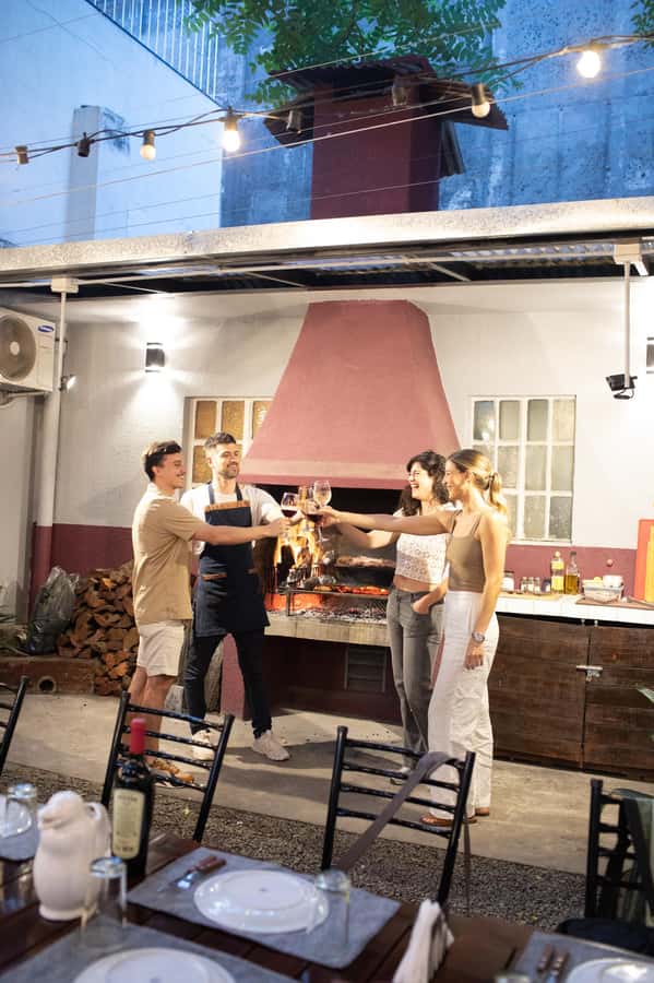Buenos Aires: Authentic Argentine Asado BBQ with Live Music - The opening courses: cheese, salami, and chorizo