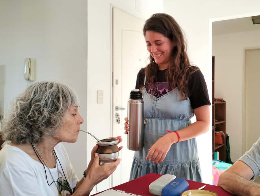 Buenos Aires: Mate & paint experience with pastry tasting - Meeting Jazmin at the Salta Street atelier