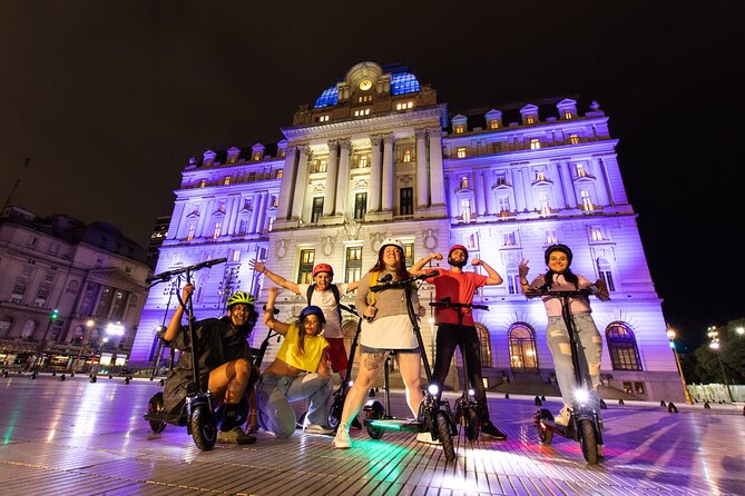 Buenos Aires Night Tour on Electric Scooter - Malvinas memorial and Luna Park: memory, football, and old Buenos Aires