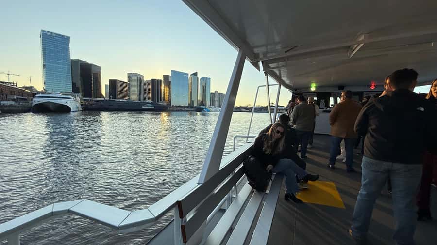 Buenos Aires: Puerto Madero Sunset Cruise with Open Bar - The route past Puerto Madero and the port