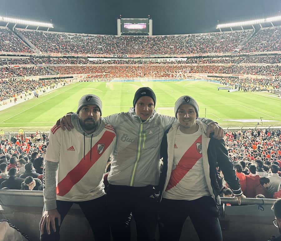 Buenos Aires: See a River Plate game with transport & local - Watching from the Centenario Media stand