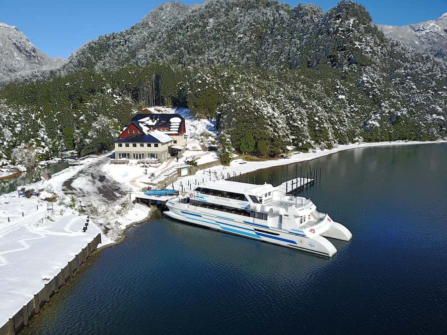 Crossing to Puerto Blest and Cascada de los Cántaros - The two-hour catamaran across Lake Nahuel Huapi