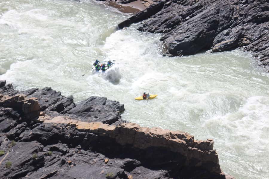 El Chalten: Rio de las Vueltas and Patagonia Rafting - Ten kilometers into the canyon