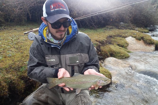 Fly Fishing on Private Andean River Including Barbecue Lunch - Learning fly fishing with Daniel, Agustin, or Marco