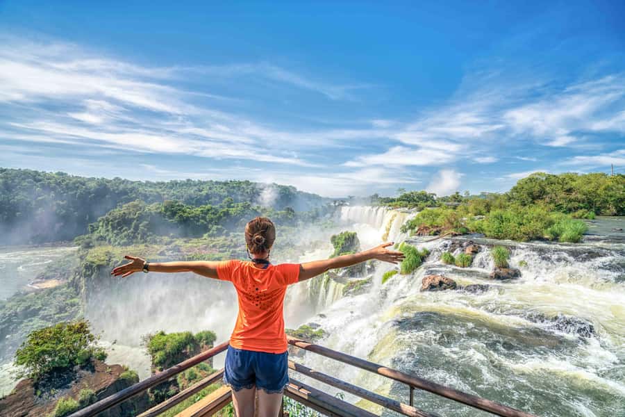 From Foz do Iguaçu: Brazilian Side of the Falls with Ticket - The Brazilian side delivers the classic first view