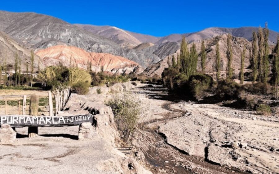 From Jujuy: Quebrada de Humahuaca, Purmamarca and Tilcara - The Tropic of Capricorn near Huacalera
