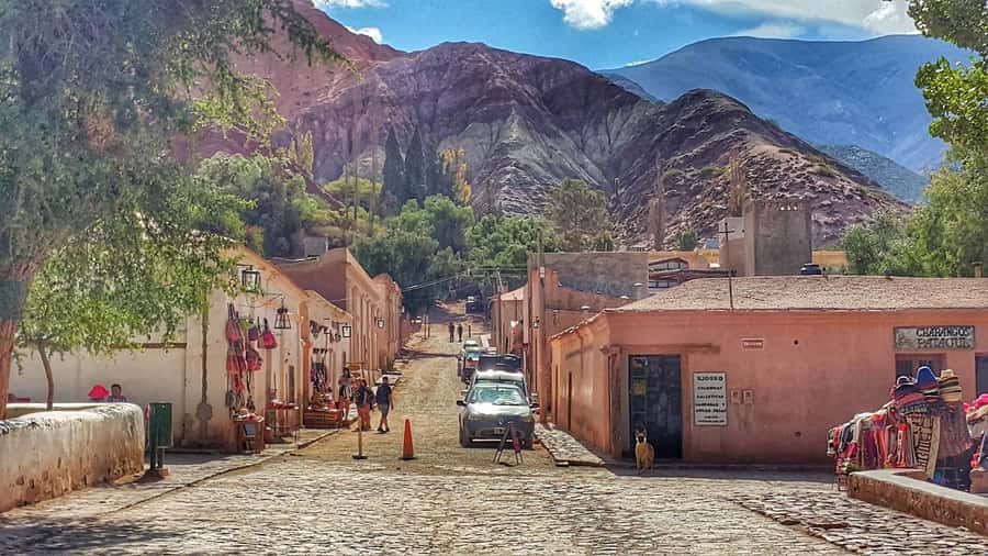 From Jujuy: Salinas Grandes, Purmamarca & Los Colorados Hike - Lunch and a slower hour in Purmamarca