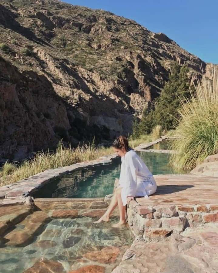 From Mendoza: Premium Spa Day at the Cacheuta Hot Springs - The natural grotto sauna