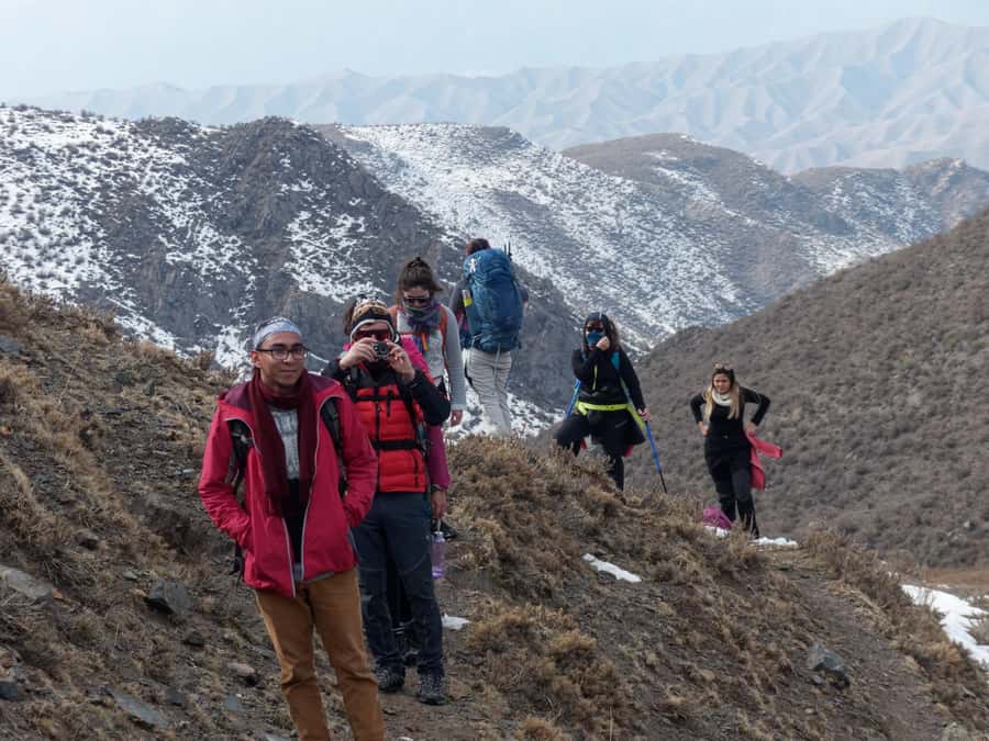 From Mendoza: Trekking and Barbecue in the Andes - Starting the Cordón del Plata hike at 2,400 meters