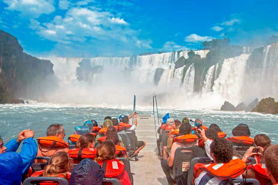 From Puerto Iguazu: Argentinian Iguazu Falls with Boat Ride - Boardwalks after the boat
