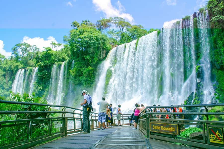 From Puerto Iguazu: Argentinian Iguazu Falls with Ticket - Lower Circuit: closer to the spray and stairs