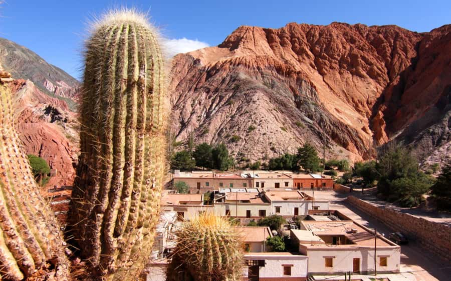 From Salta: Salinas Grandes, Purmamarca and Cuesta de Lipán - From Salta to Volcán and the high country