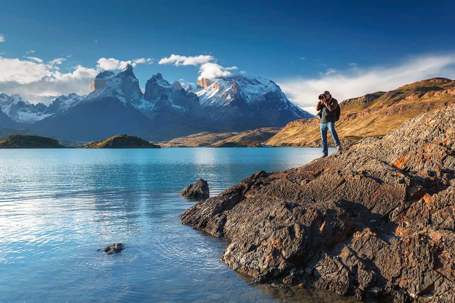 Full-day excursion to Torres del Paine National Park - Lake Sarmiento and the first big views