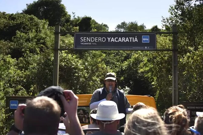 Full Day tour Argentinean Iguazú Falls with Jungle Adventure - The upper circuit for broad views