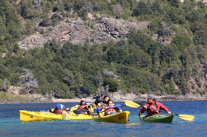 Half a day of kayaking on the Nahuel Huapi lake in private service - What $150 per person buys you