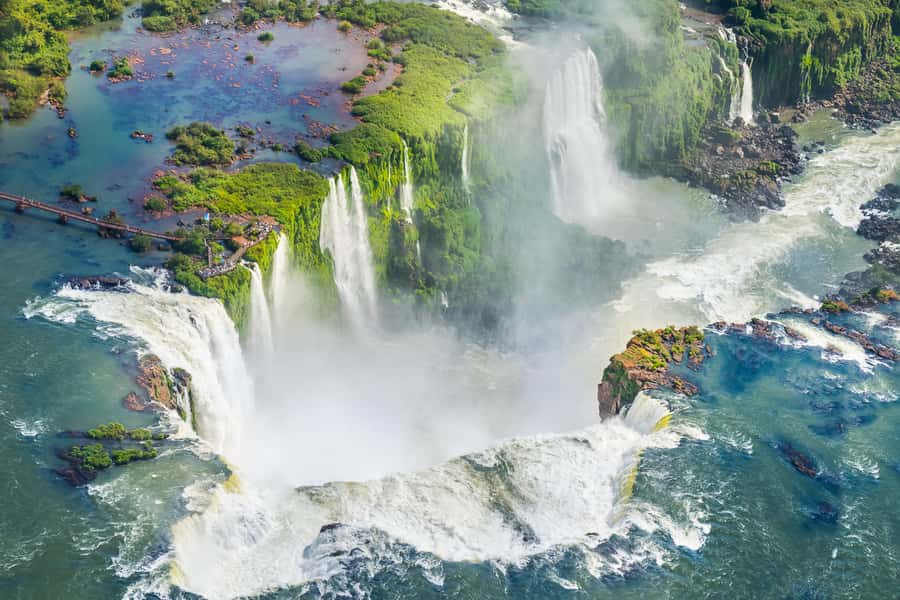 Helicopter Ride Over the Iguazu Falls - Admission Ticket - Small helicopters and shared seating