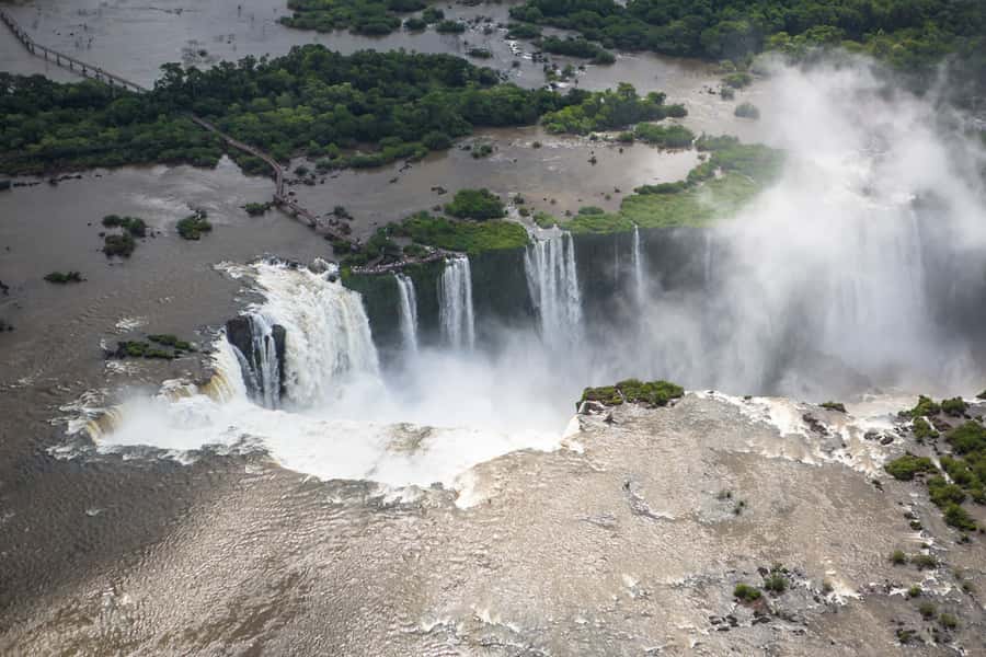 Helicopter Ride Over the Iguazu Falls - Admission Ticket - Weather can change the plan