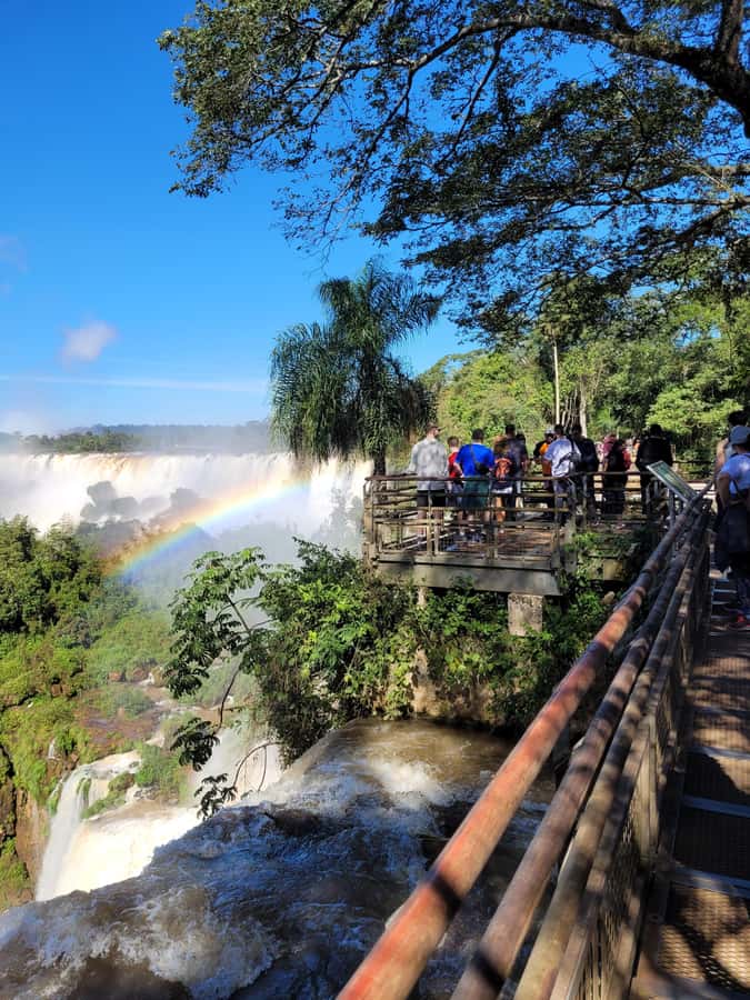 Iguazu Falls: Guided Tour in Argentinean Side - The Lower Trail, mist at the base