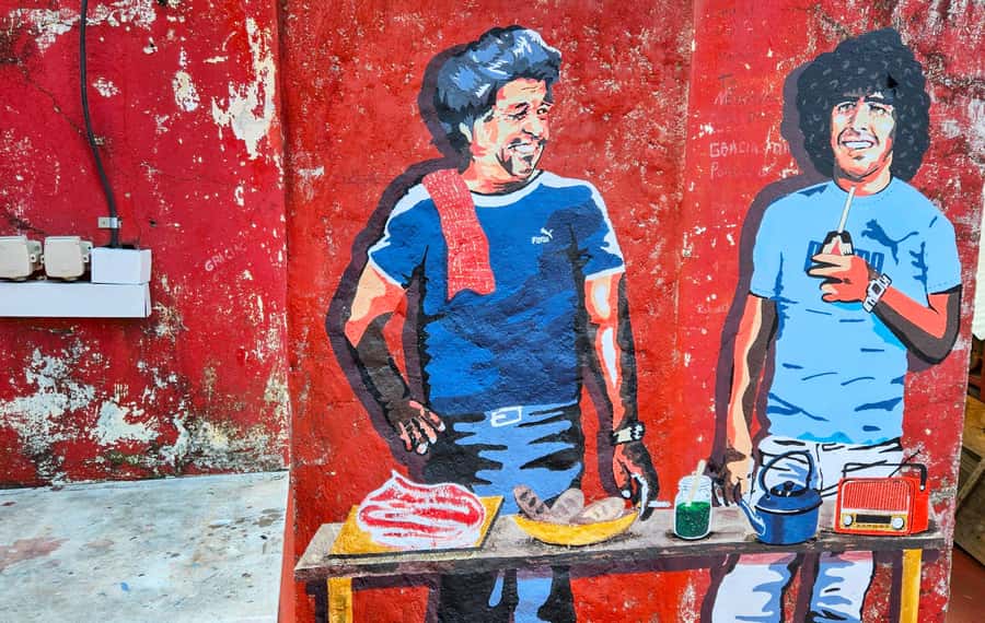 Maradona Tour: Murals, Chapel, Stadium, Museum, Casa D10S - Hotel pickup makes a full day easier
