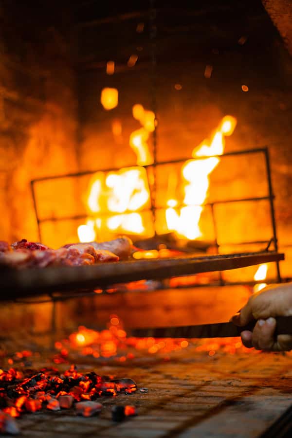 Mendoza: Make An Argentine Asado With A Local & Taste Malbec - Learning the fire before tasting the grill