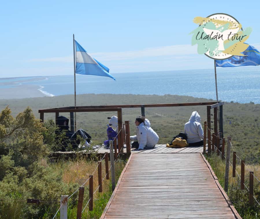 Peninsula Valdes: Shore excursion for cruise passengers - Leaving Piedrabuena Pier with the ship clock running