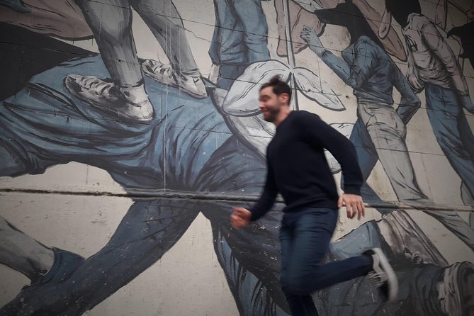 Private Off the Beaten Path: Hidden Urban Art Bike Tour - La Boca beyond the postcard version