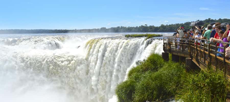 Puerto Iguazu: Iguazu Falls Argentinian Side Full-Day Tour - The ecological train and Devil’s Throat