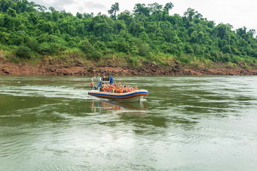 Puerto Iguazu: Iguazu Falls Boat Tour and Gran Aventura - The Gran Aventura starts on a jungle road