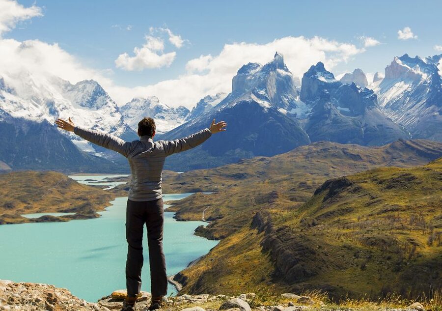 Puerto Natales: Full day tour Torres del Paine National Park - Pehoé Lake and Salto Grande bring the strongest colors