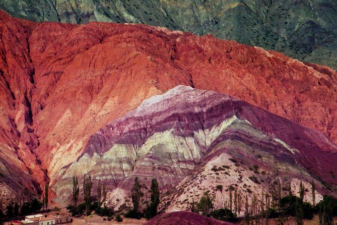 Quebrada de Humahuaca and Purmamarca - Purmamarca and the cactus-roofed church