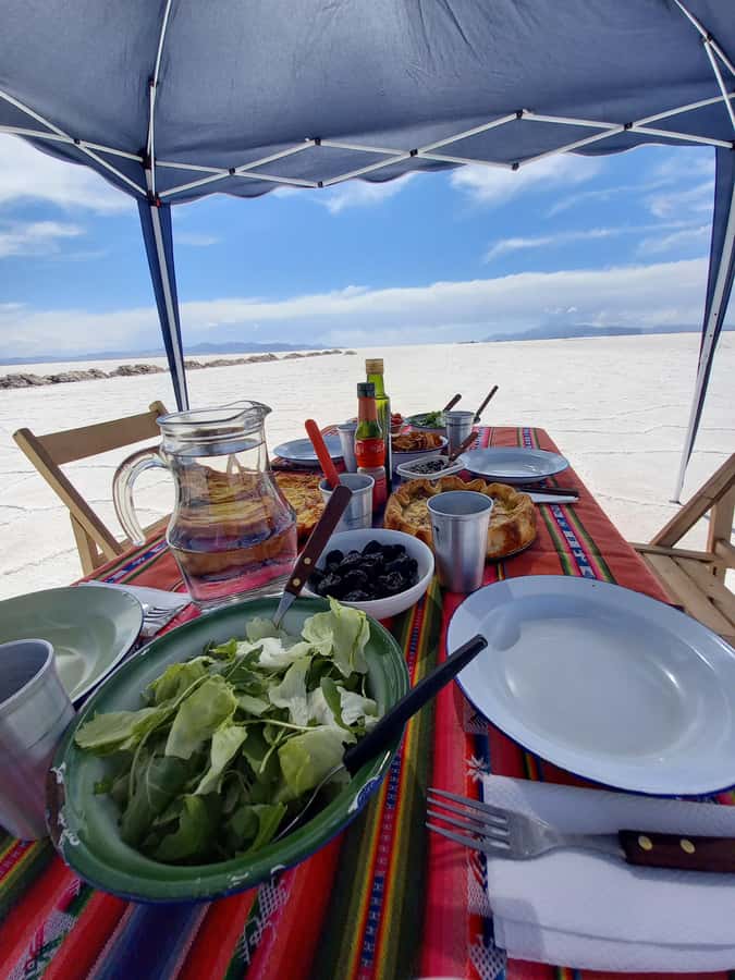 Salinas grandes by bike with lunch - The ride back to Purmamarca