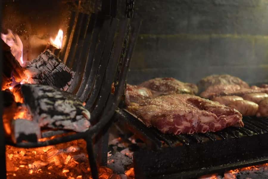 Secrets of Asado in Buenos Asado, BBQ and Dinner - Washing your hands and preparing chimichurri