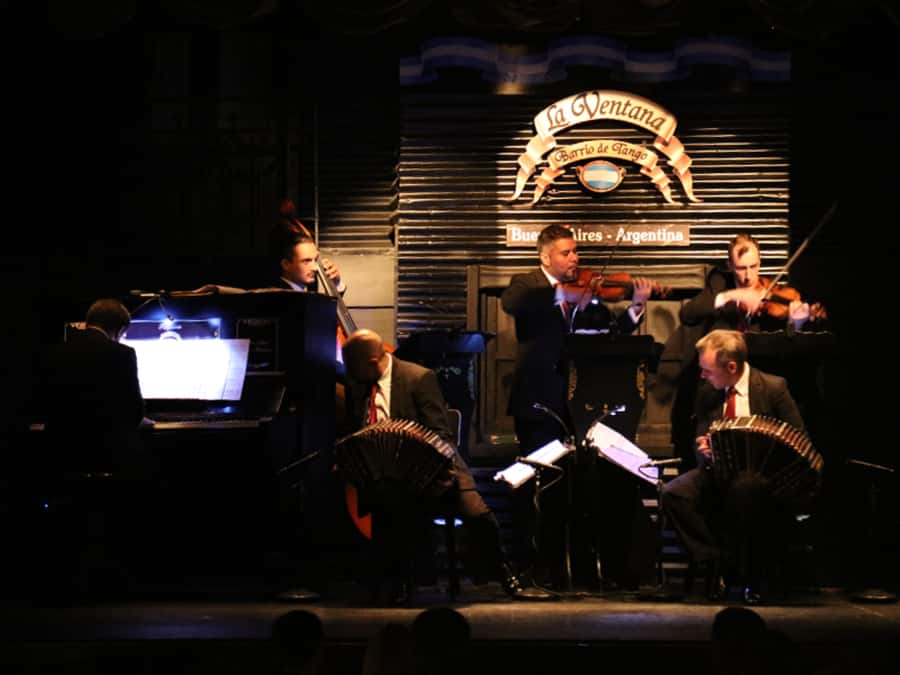 Tango show in La Ventana with optional Dinner - Hotel transfers from central Buenos Aires