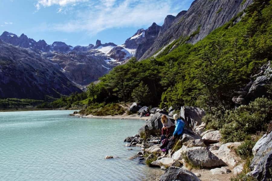Trekking to Emerald Lagoon - Forest, river, and the first sight of Laguna Esmeralda