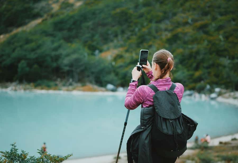 Trekking to Emerald Lagoon - Returning through familiar scenery