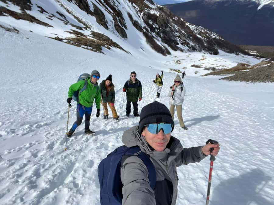 Trekking to Vinciguerra glacier and Tempanos lagoon - Forest trails, river valleys, and mud
