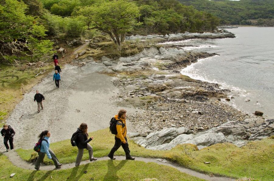 Ushuaia: Tierra del Fuego Trekking and Canoeing - Paddling from river to Lapataia Bay